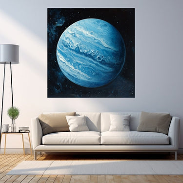 Neptune Planet Painting
